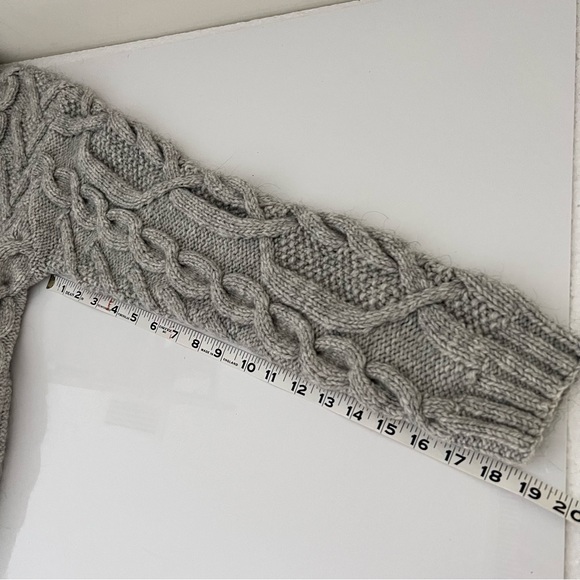 VTG Ralph Lauren exclusive Hand knit wool cable Chunky Sweater fisherman Preppy - Picture 12 of 14